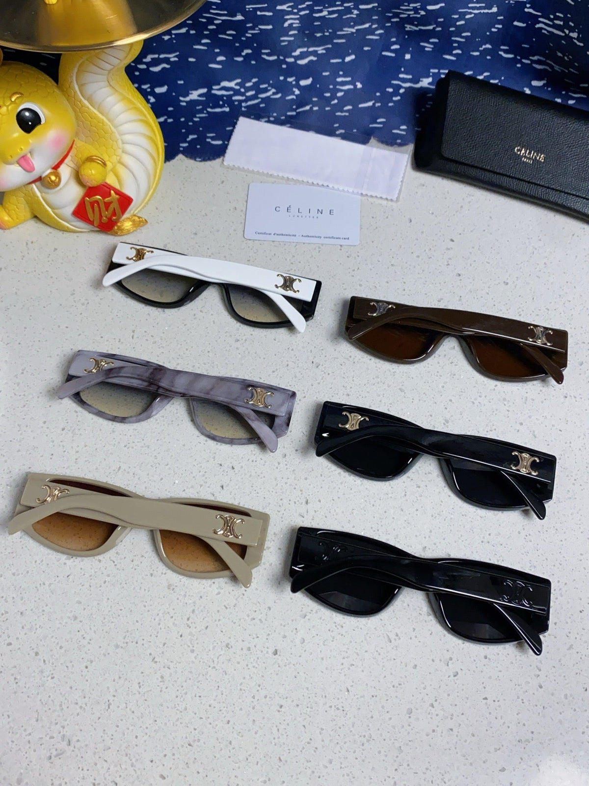 Celine Oversized Gray Lens Sunglasses for Women - detail image 10