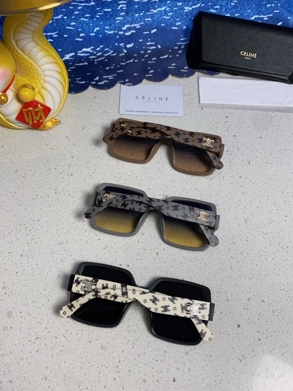 Celine Fashion Gray Lens Sunglasses for Men & Women - 465505 - detail image 10