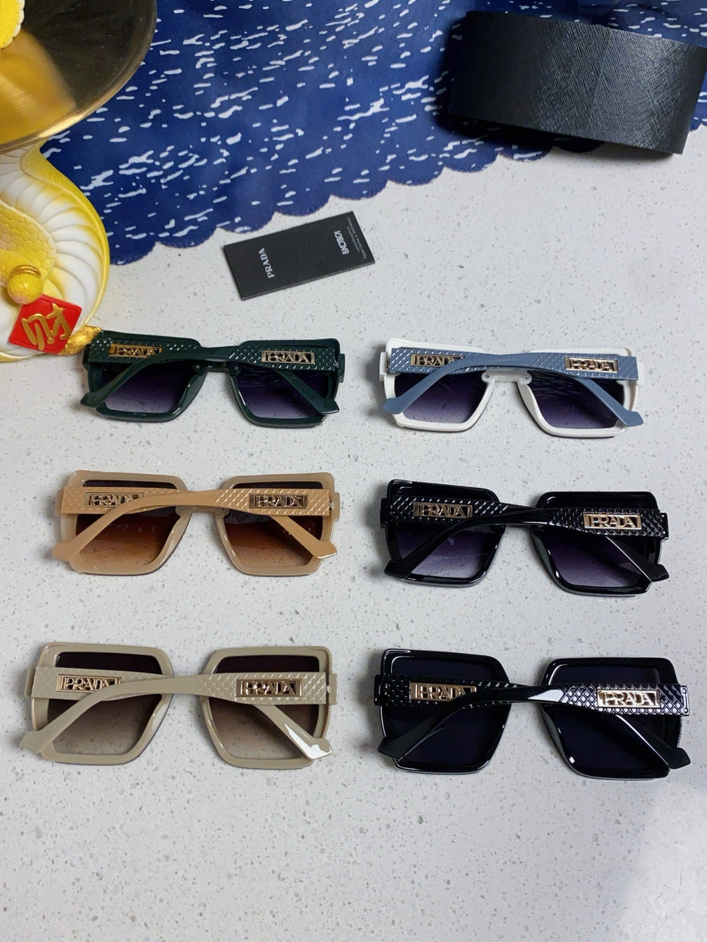 Prada Fashion Silver Lens Sunglasses for Men & Women - 465610 - detail image 11