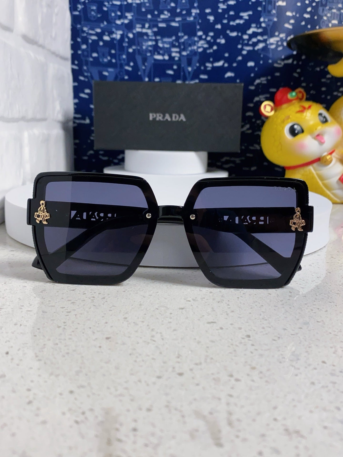 Prada Fashion Blue Lens Sunglasses for Men & Women - 465612 - detail image 9
