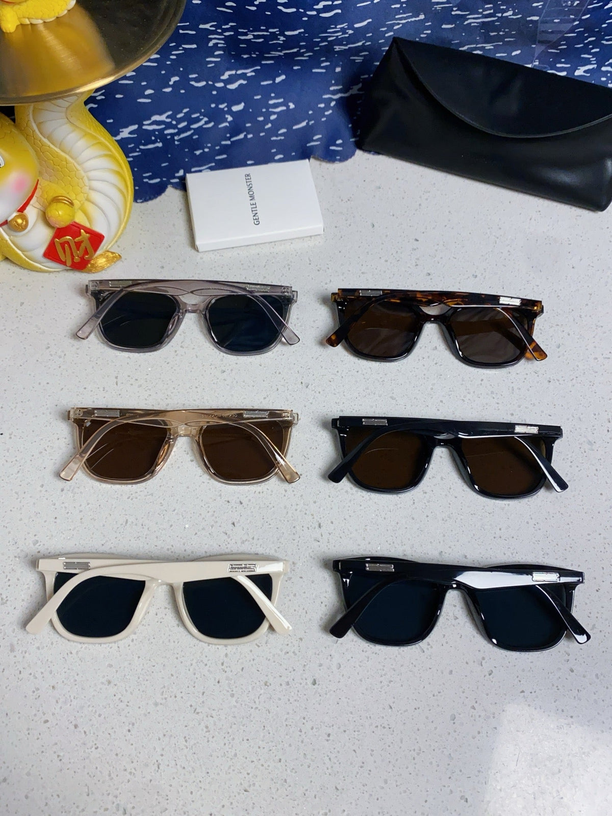 Gentle Monster HEIZER Square Blue Lens Sunglasses for Men & Women - 488000 - detail image 12