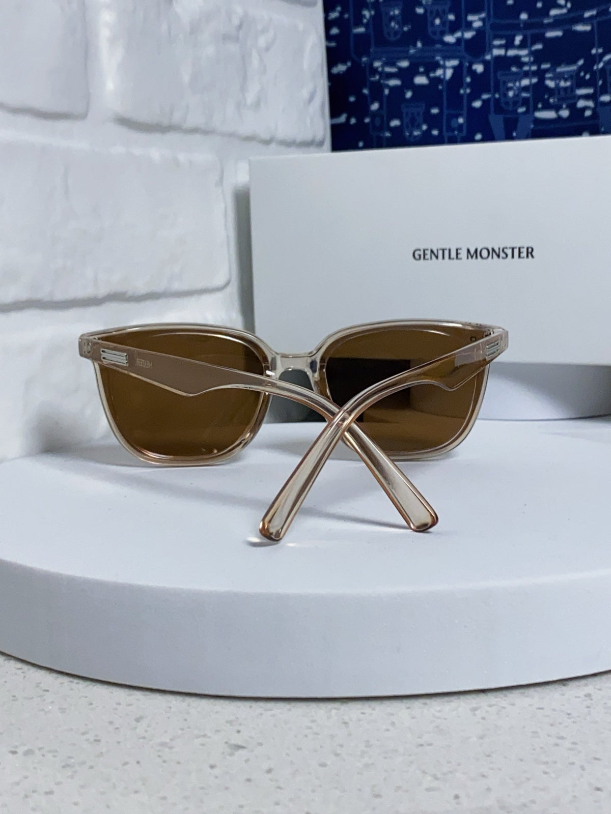 Gentle Monster HEIZER Square Brown Lens Sunglasses for Men & Women - 488001 - detail image 3