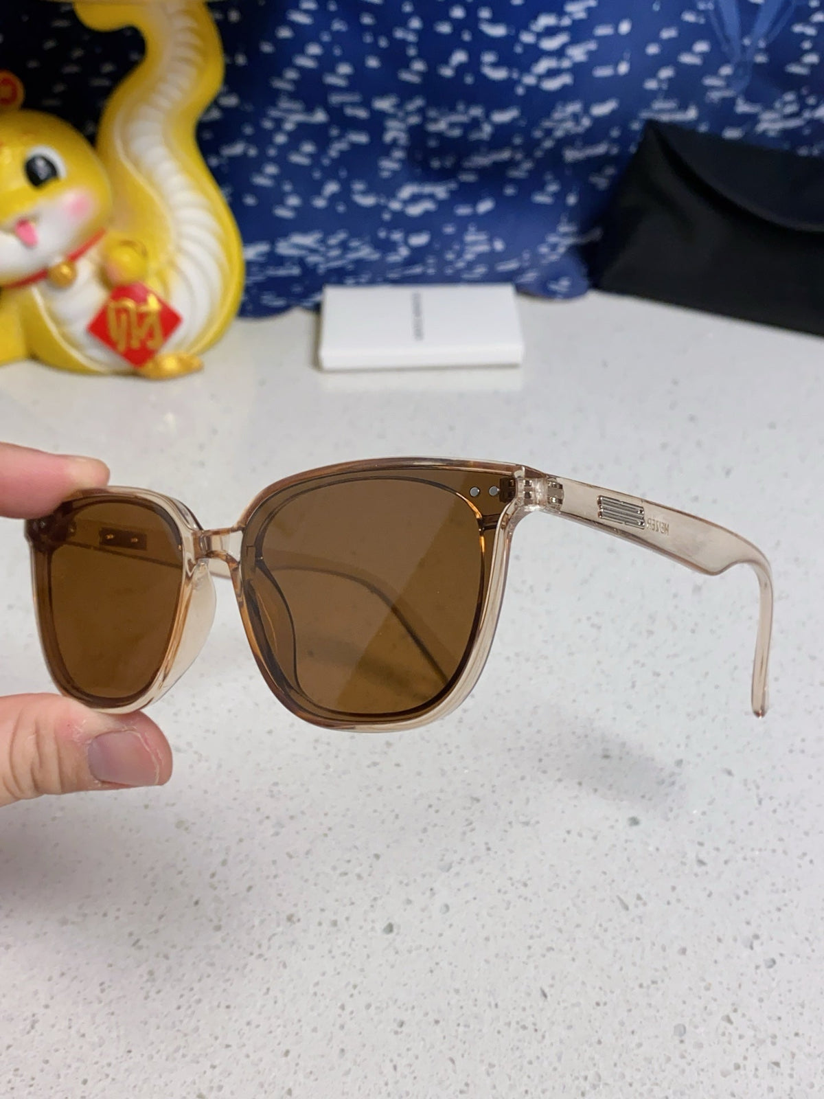 Gentle Monster HEIZER Square Brown Lens Sunglasses for Men & Women - 488001 - detail image 6