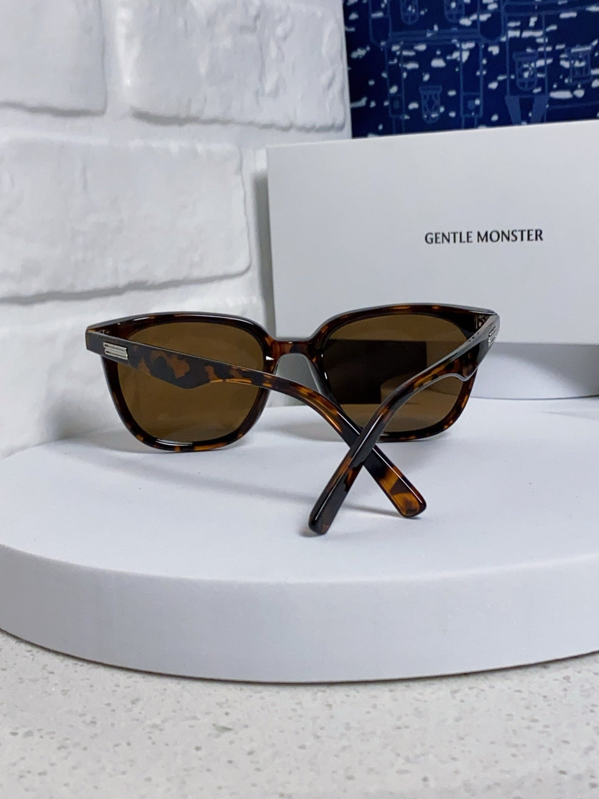 Gentle Monster HEIZER Square Brown Lens Sunglasses for Men & Women - 432935 - detail image 3