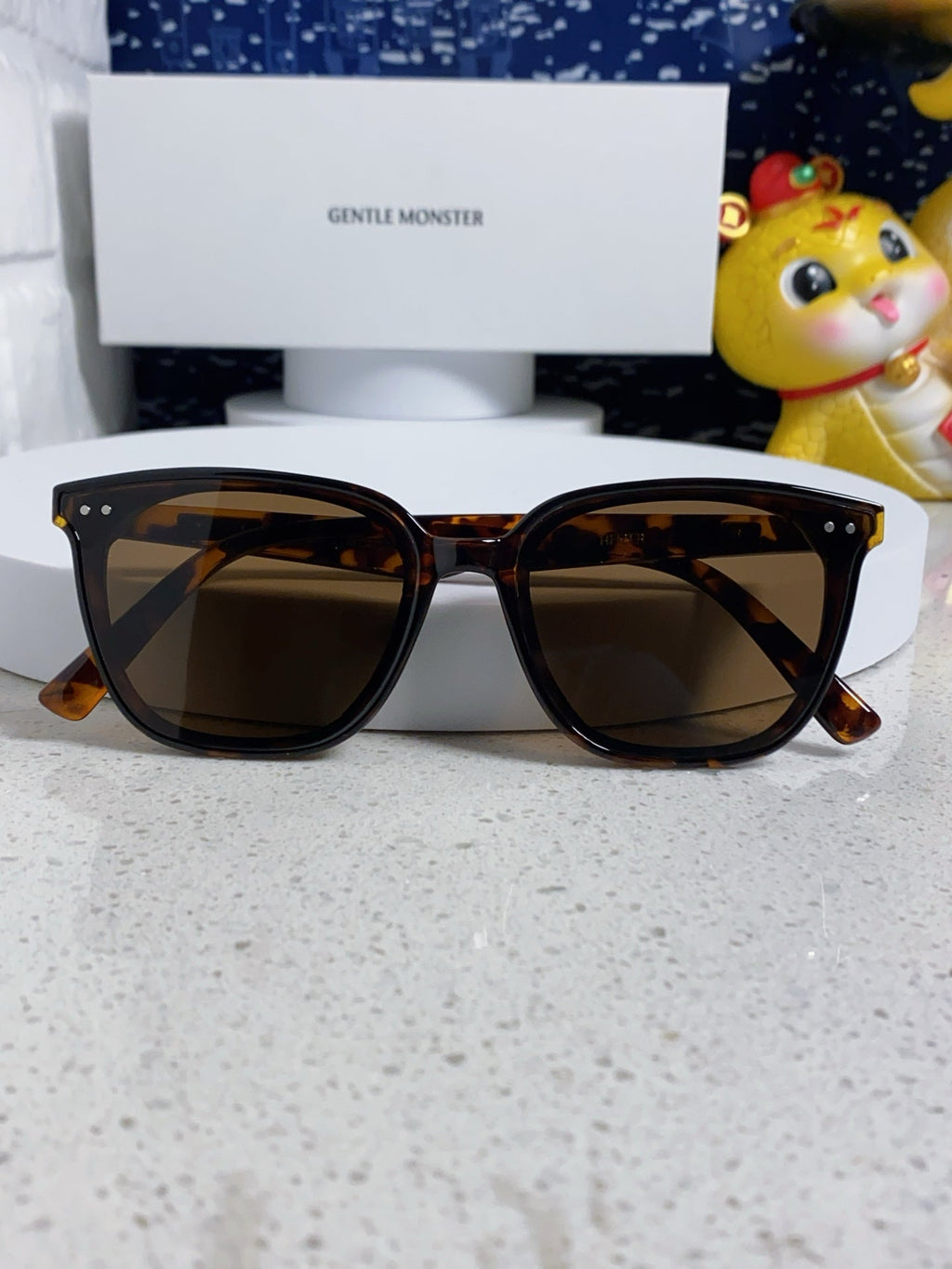 Gentle Monster HEIZER Square Brown Lens Sunglasses for Men & Women - 432935 - detail image 9