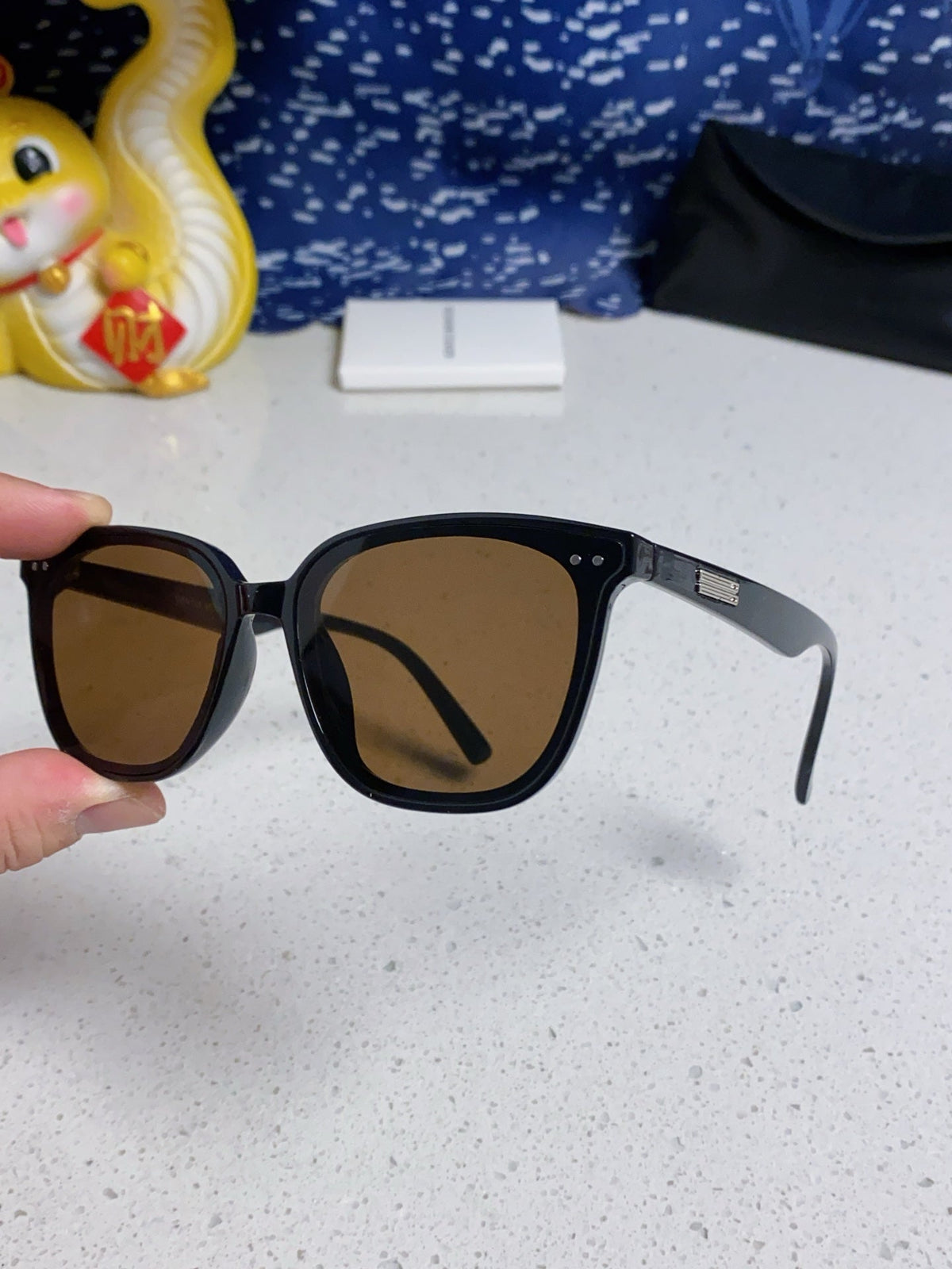 Gentle Monster HEIZER Square Brown Lens Sunglasses for Men & Women - 432936 - detail image 6