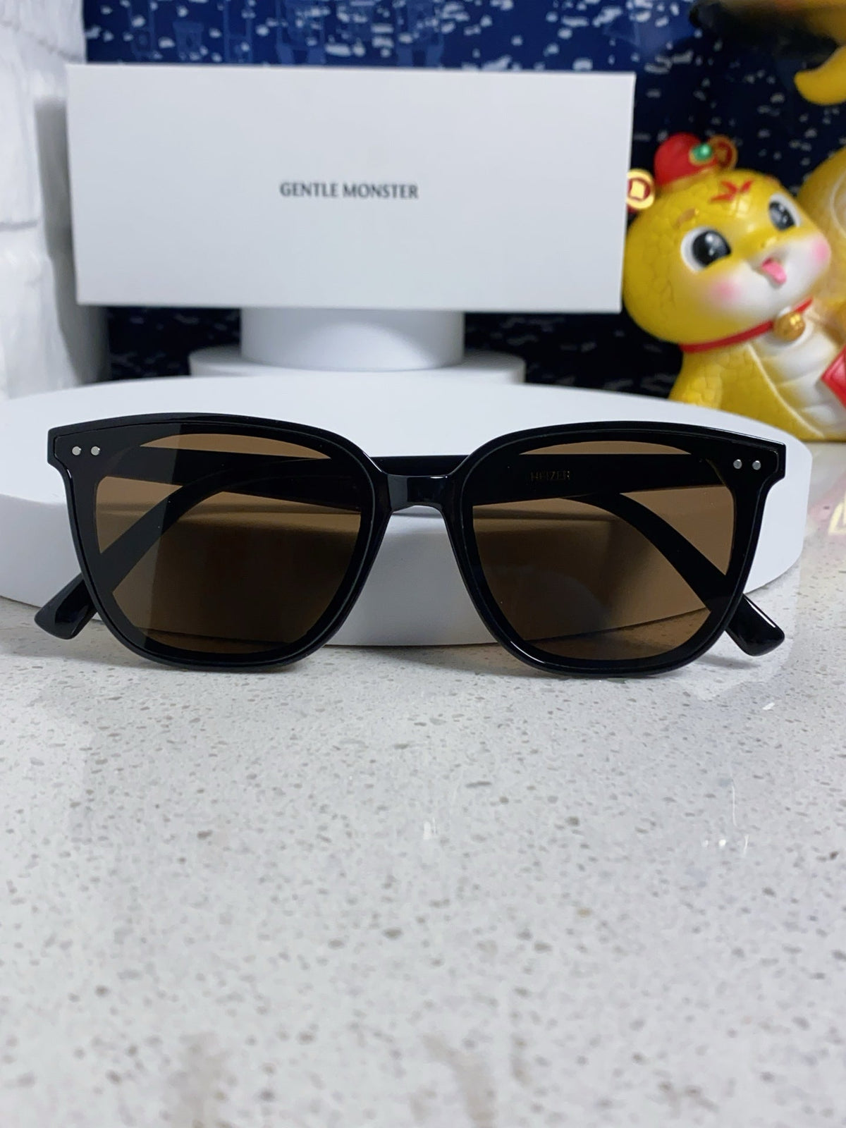 Gentle Monster HEIZER Square Brown Lens Sunglasses for Men & Women - 432936 - detail image 9