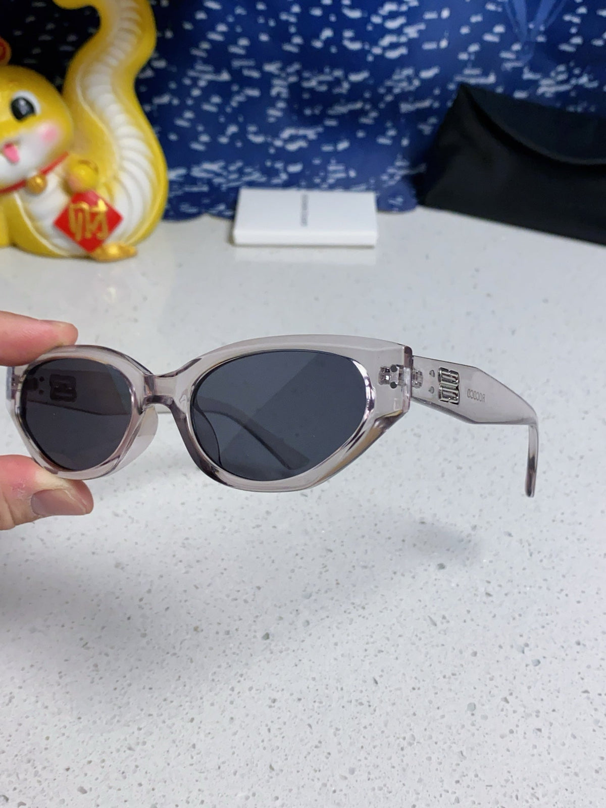 Gentle Monster ROCOCO Cat-Eye Silver Lens Sunglasses for Men & Women - detail image 6