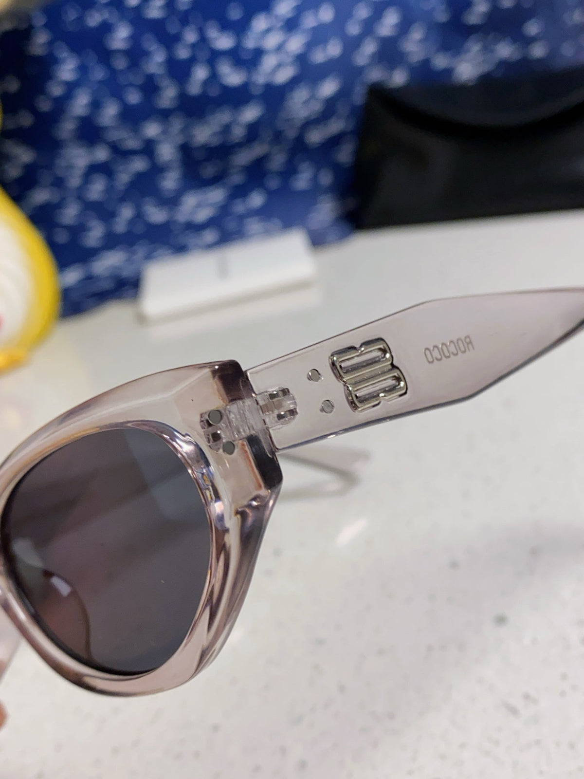 Gentle Monster ROCOCO Cat-Eye Silver Lens Sunglasses for Men & Women - detail image 7
