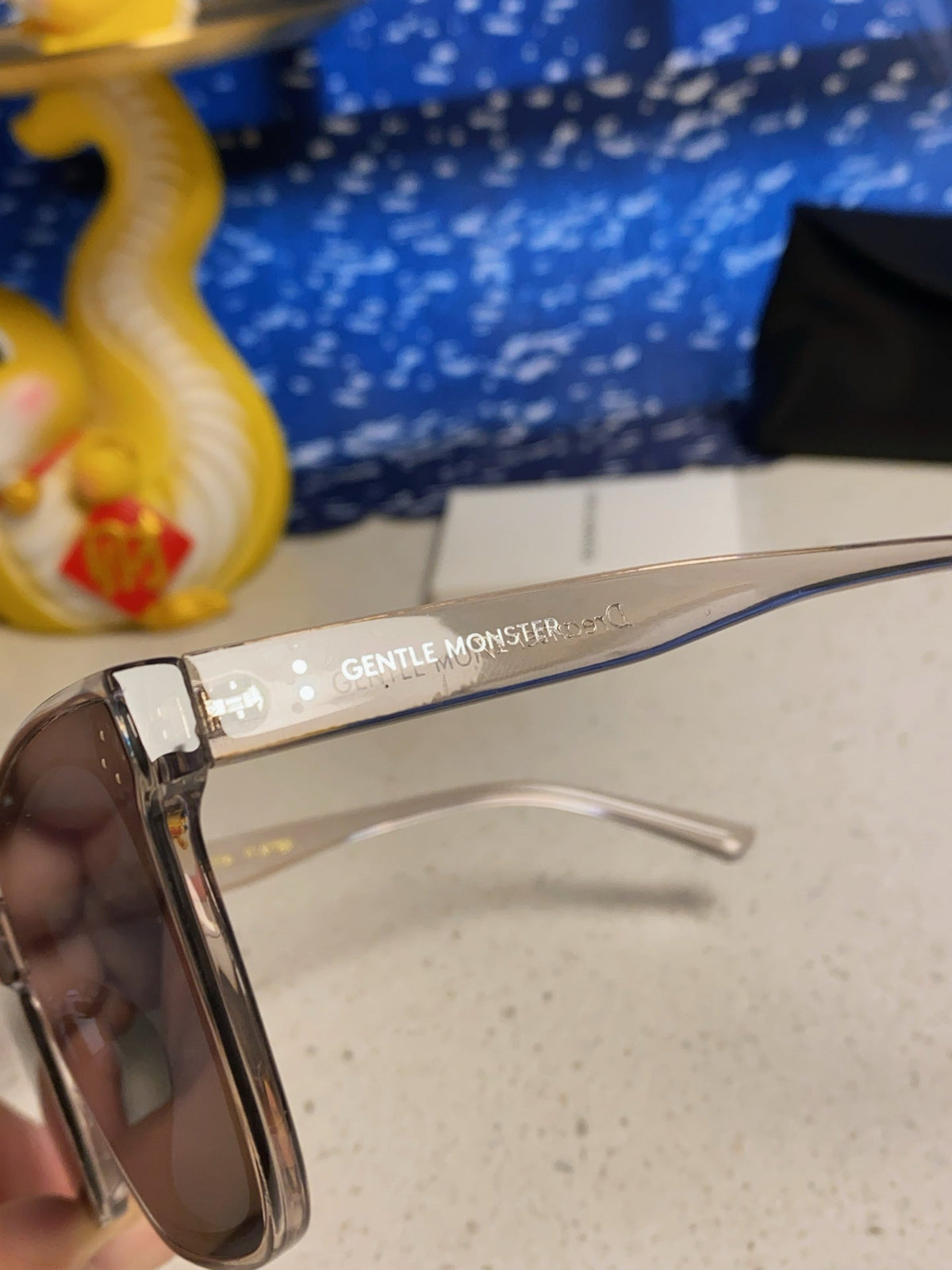 Gentle Monster DREAMER17 Oversized Blue Lens Sunglasses for Men & Wom - 358896 - detail image 7