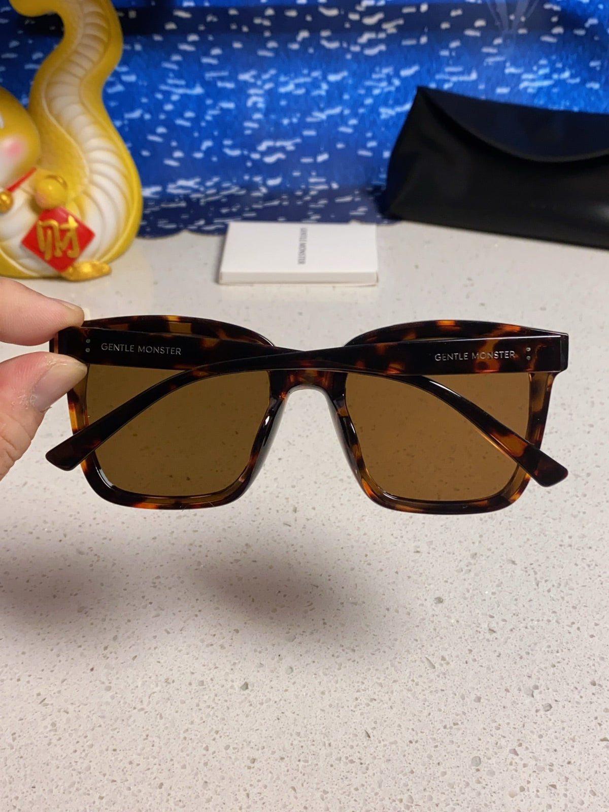 Gentle Monster DREAMER17 Oversized Brown Lens Sunglasses for Men & Women - detail image 5