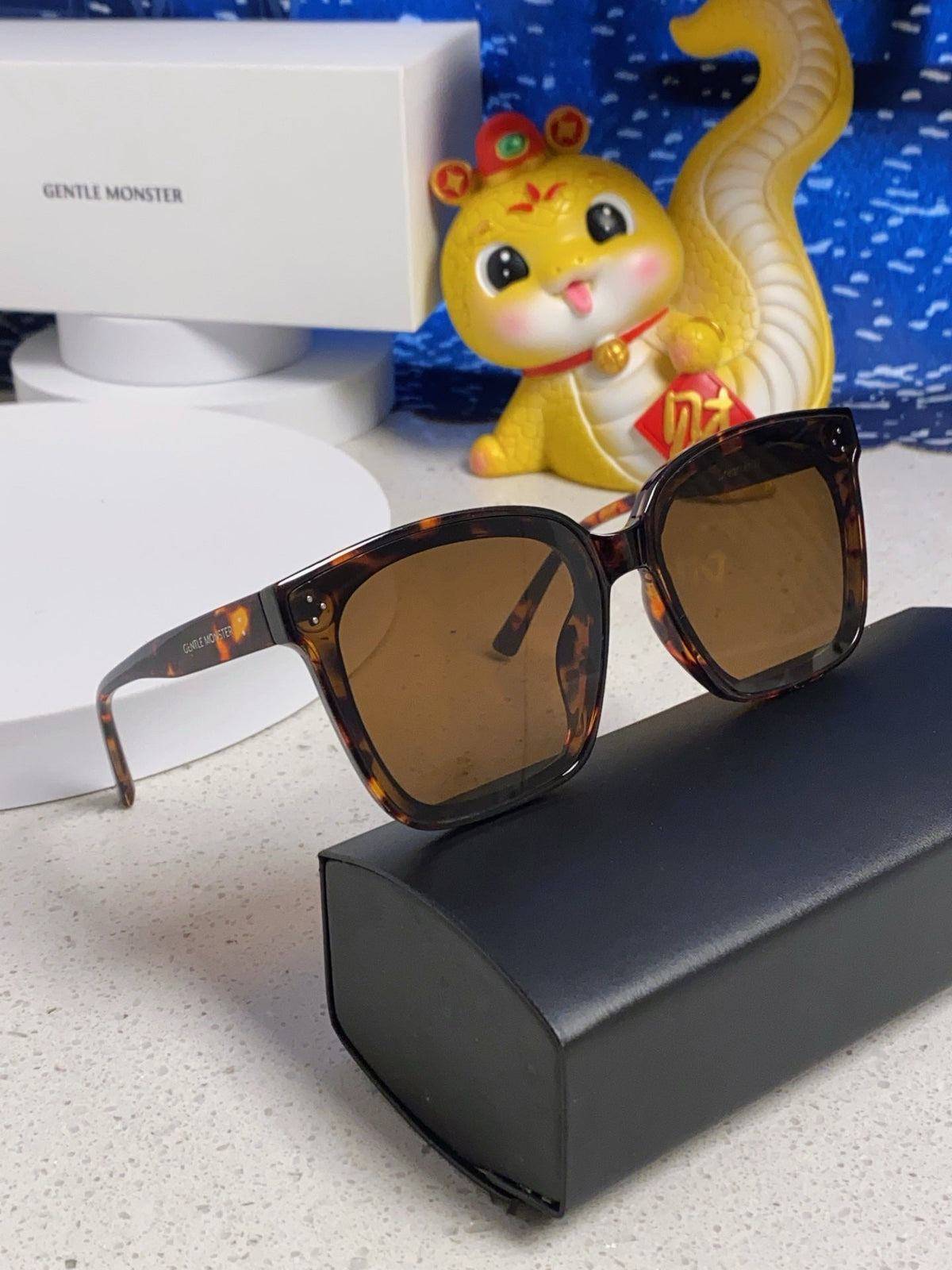 Gentle Monster DREAMER17 Oversized Brown Lens Sunglasses for Men & Women - detail image 11