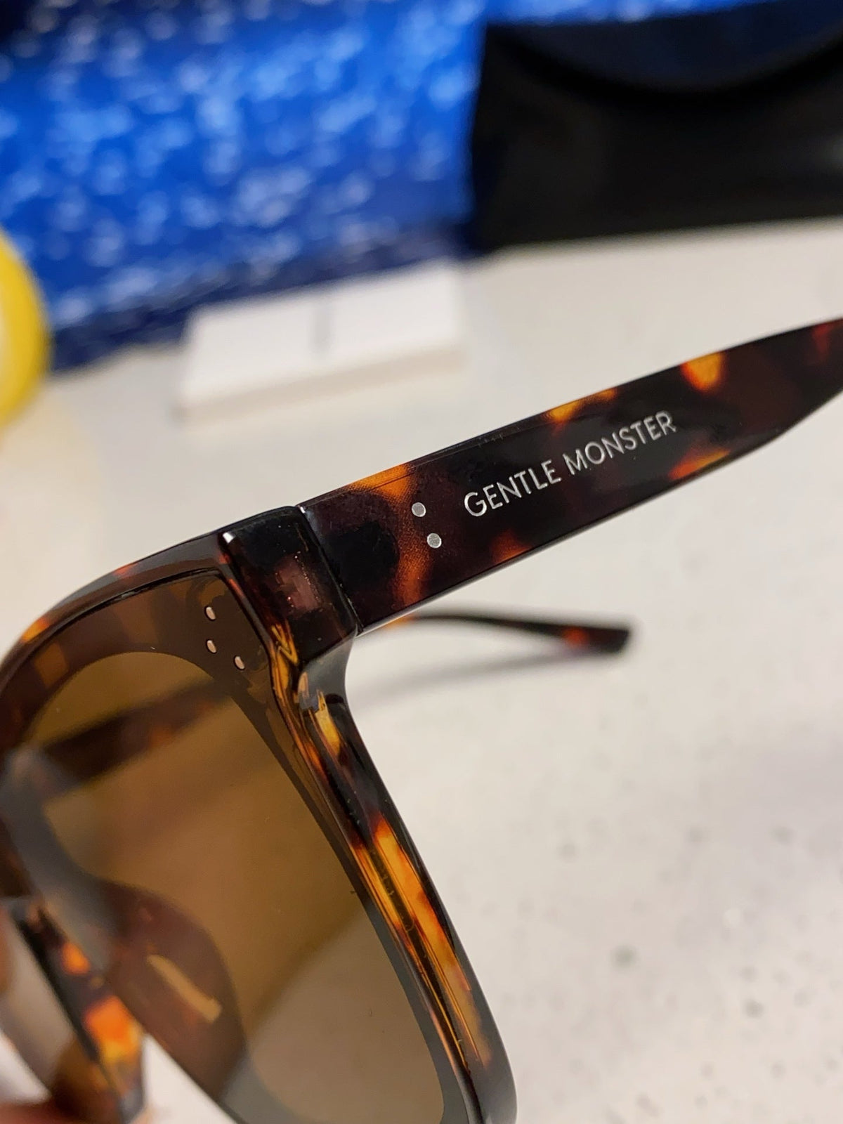 Gentle Monster DREAMER17 Oversized Brown Lens Sunglasses for Men & Women - detail image 7