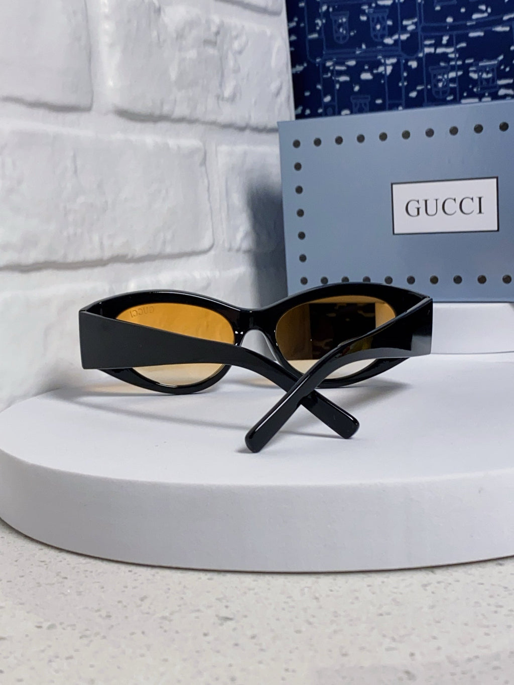 Gucci Cat-Eye Silver Lens Sunglasses for Men & Women - 132222 - detail image 3