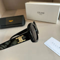 Celine Fashion Black Lens Sunglasses for Men & Women - 382536