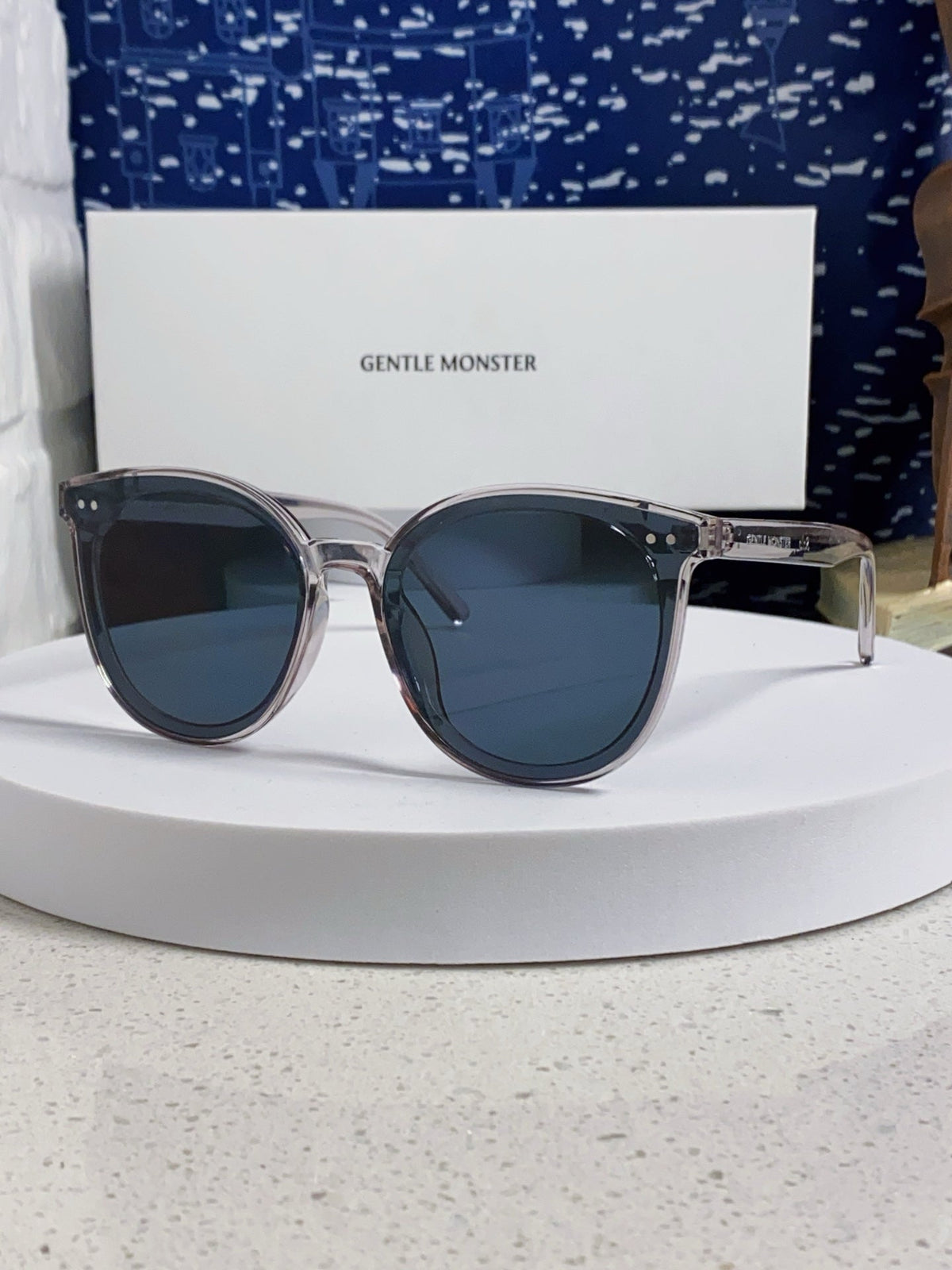 Gentle Monster SOLO Polarized Round Blue Lens Sunglasses for Men & Wo - 372625