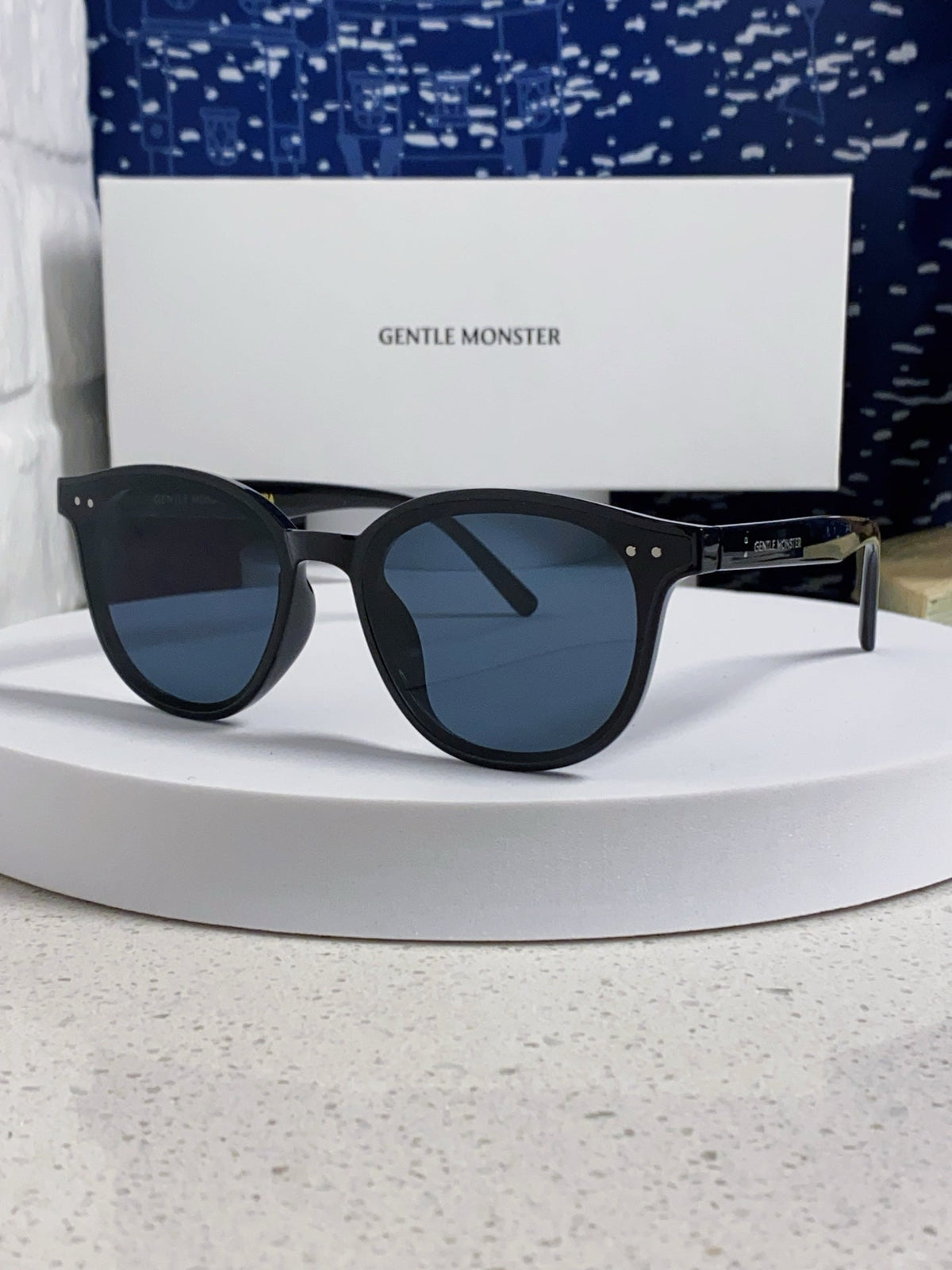 Gentle Monster LANG Square Black Lens Sunglasses for Men & Women