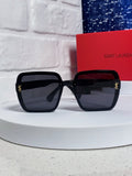 Saint Laurent Browline Black Lens Sunglasses for Men & Women