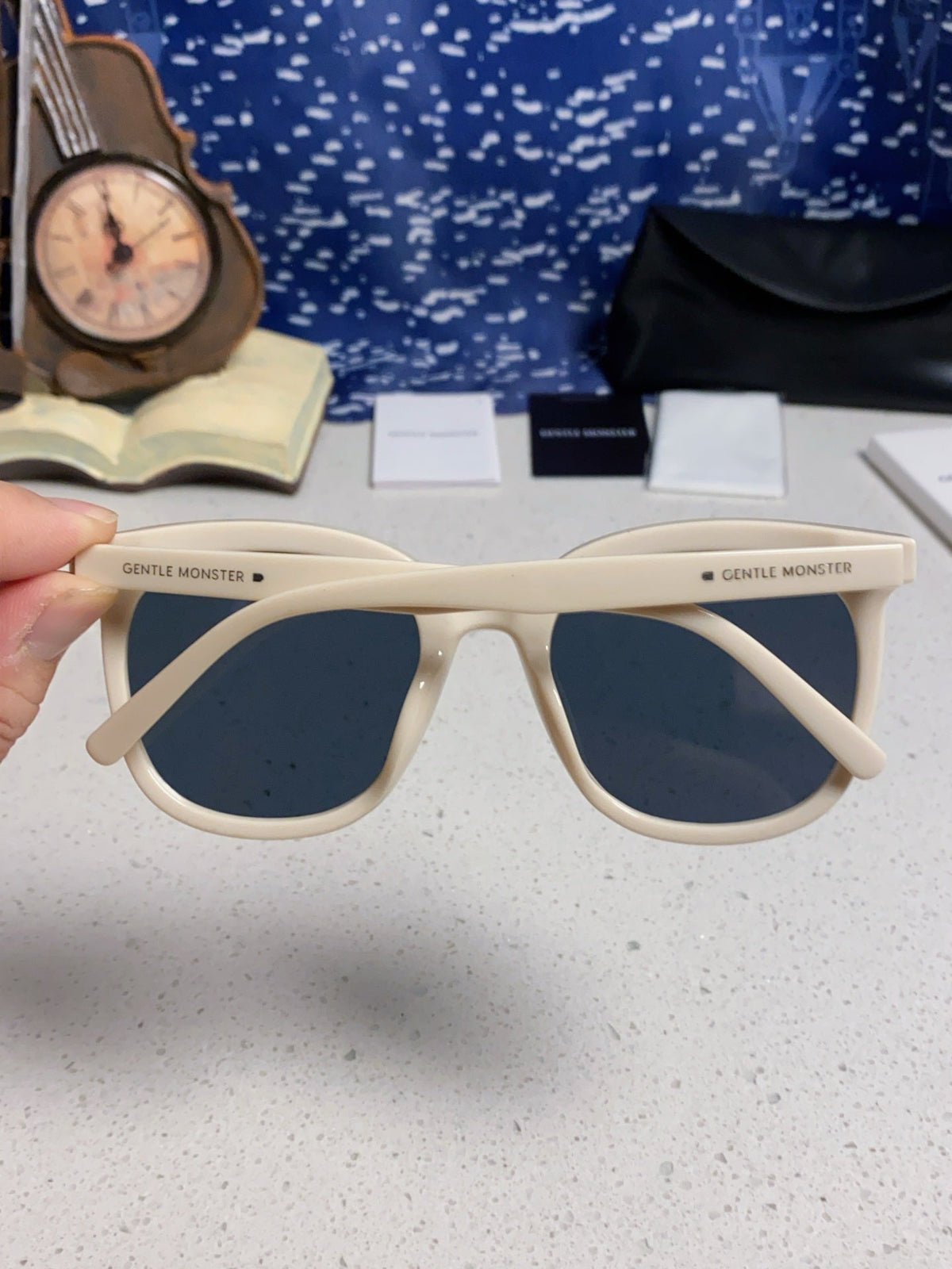 Gentle Monster MYMA Oversized Blue Lens Sunglasses for Men & Women - detail image 5