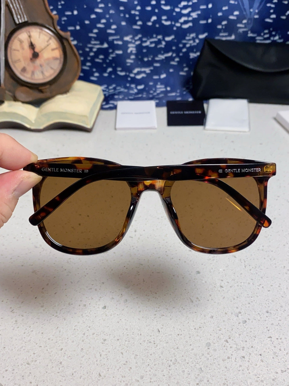 Gentle Monster MYMA Oversized Brown Lens Sunglasses for Men & Women - detail image 5