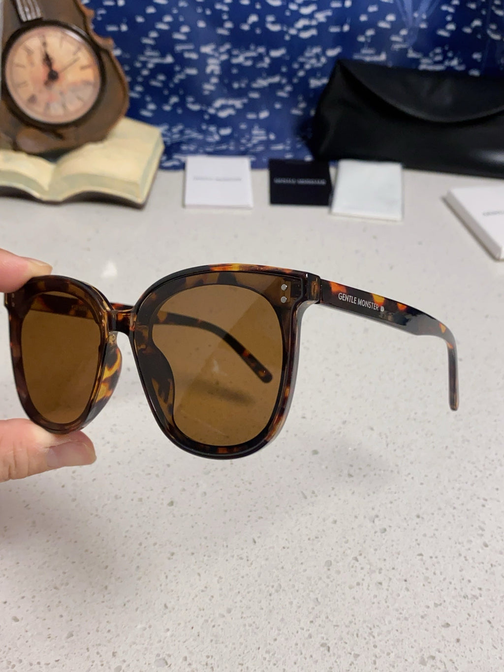 Gentle Monster MYMA Oversized Brown Lens Sunglasses for Men & Women - detail image 6