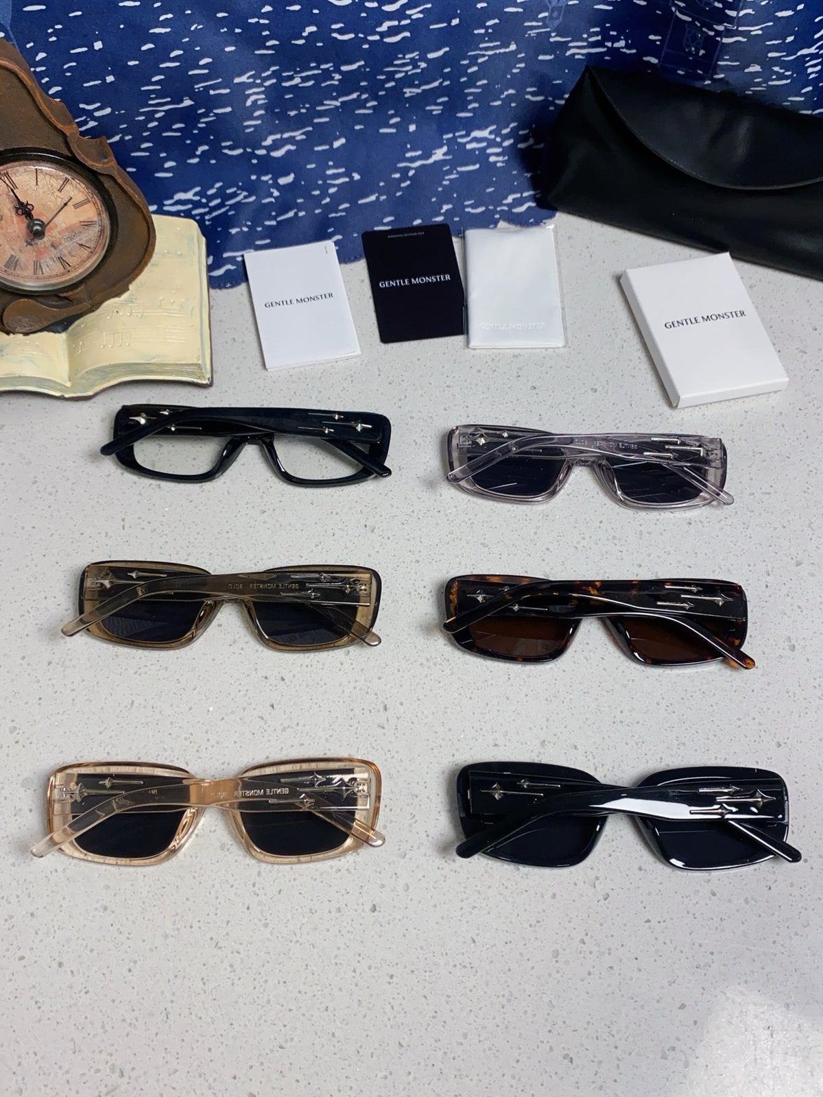 Gentle Monster ANTENA Square Gray Lens Sunglasses for Men & Women - detail image 11