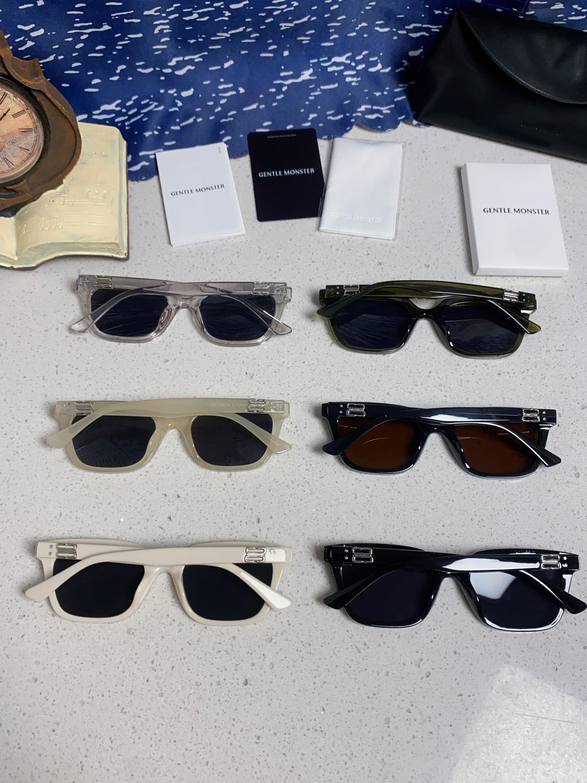 Gentle Monster MUSEE Fashion Gray Lens Sunglasses for Men & Women - 383120 - detail image 11