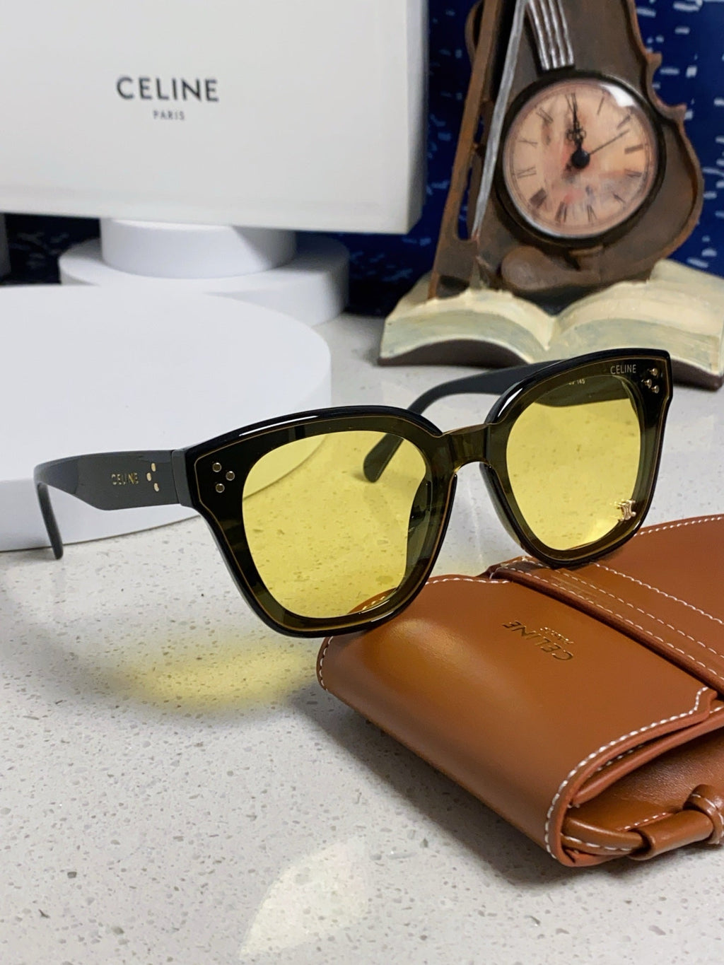 Celine Square Brown Lens Sunglasses for Men & Women - 432017 - detail image 10