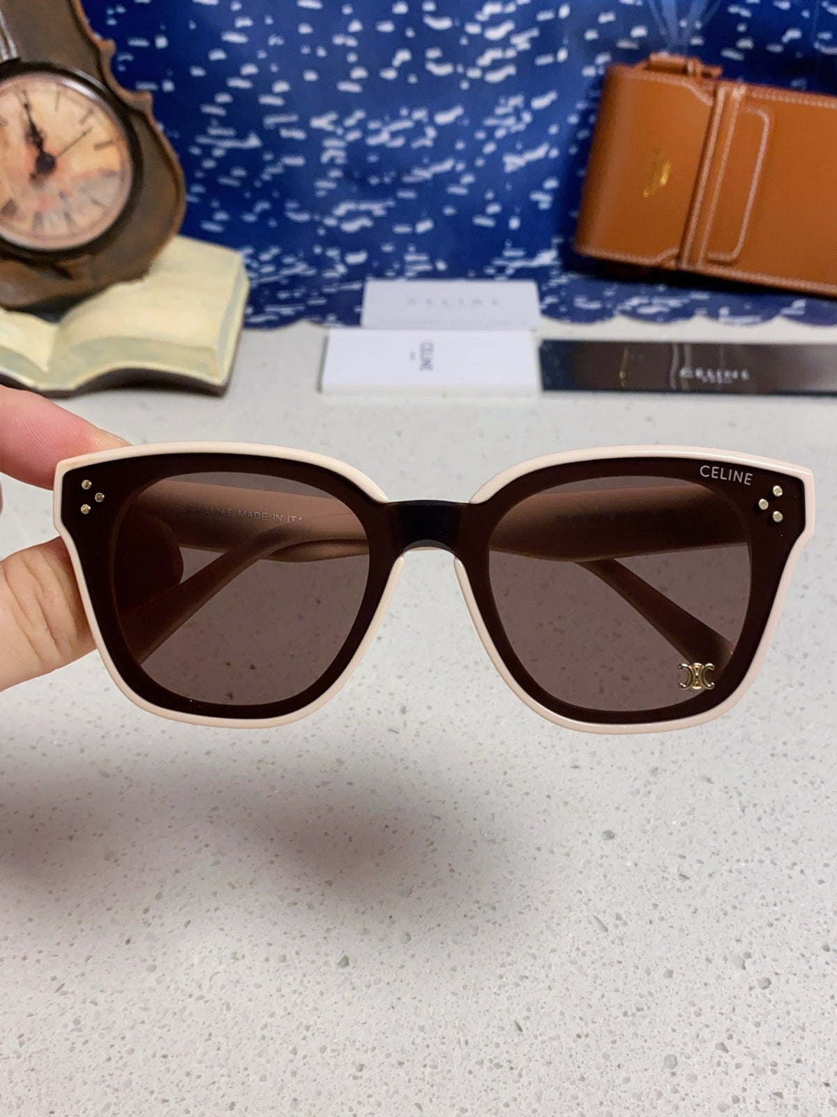 Celine Square Gray Lens Sunglasses for Men & Women - 398871 - detail image 4