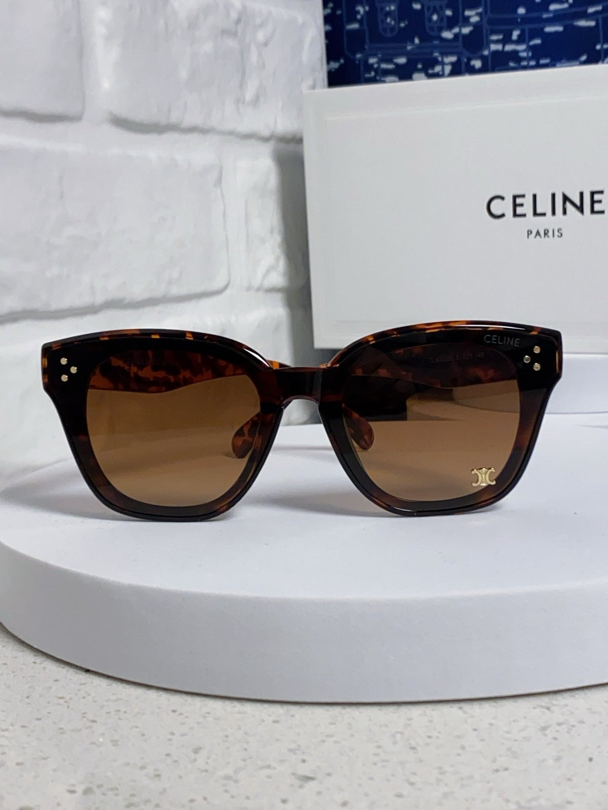Celine Square Brown Lens Sunglasses for Men & Women - 158431 - detail image 2
