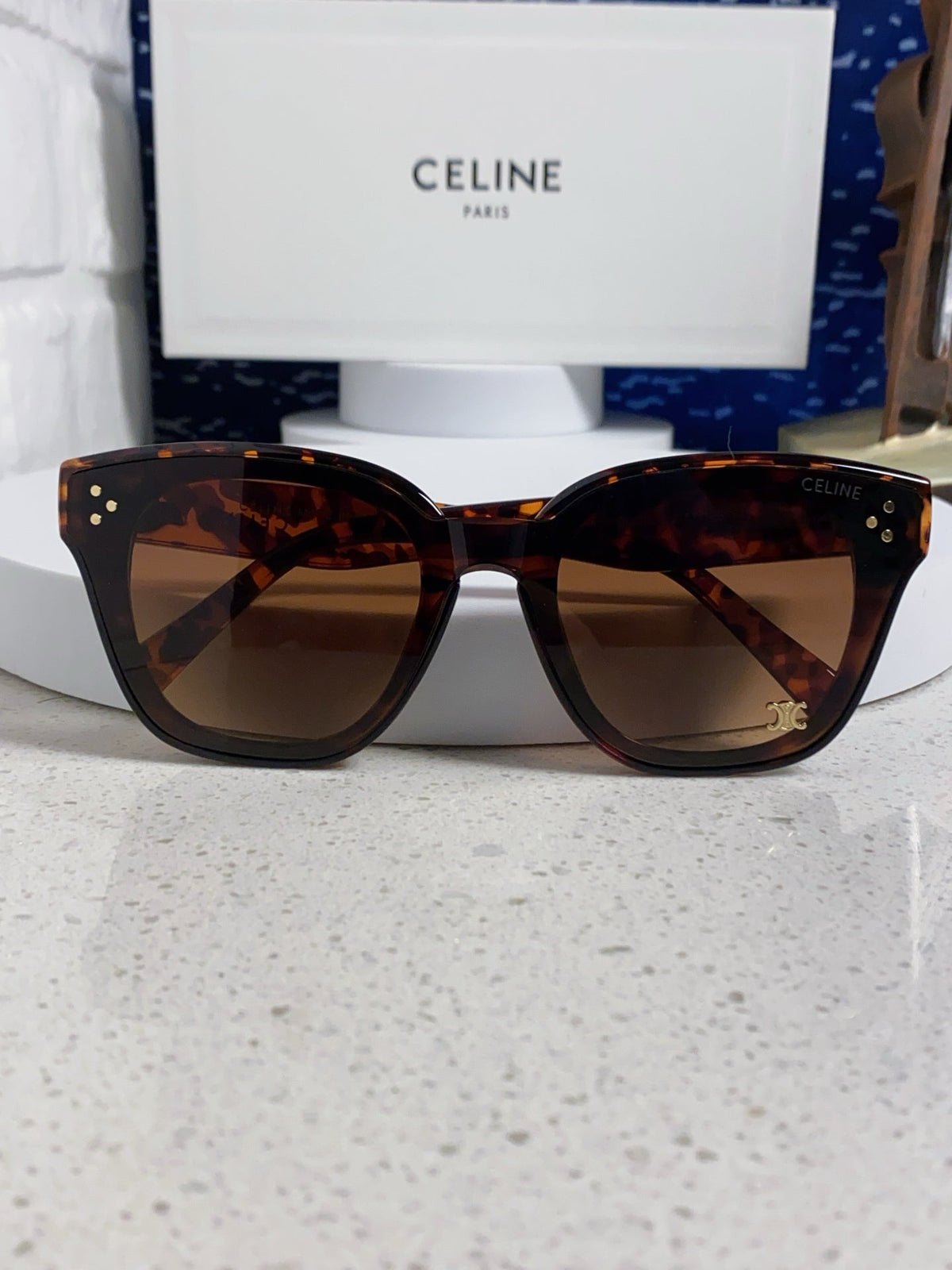 Celine Square Brown Lens Sunglasses for Men & Women - 432021 - detail image 9