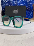 Hermès Metal Square Silver Lens Sunglasses for Men & Women - 433012