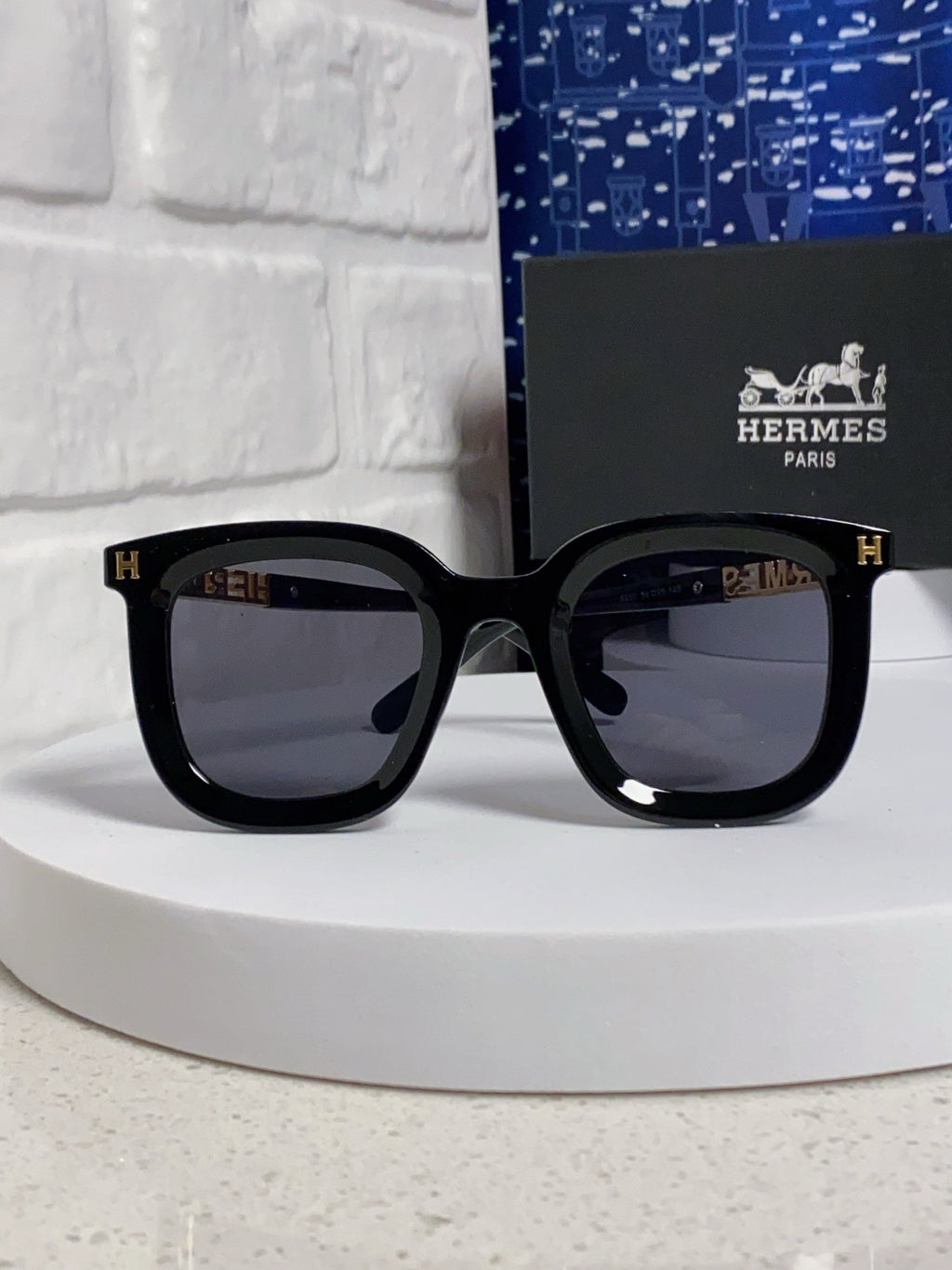 Hermès Metal Square Silver Lens Sunglasses for Men & Women - 399454 - detail image 2
