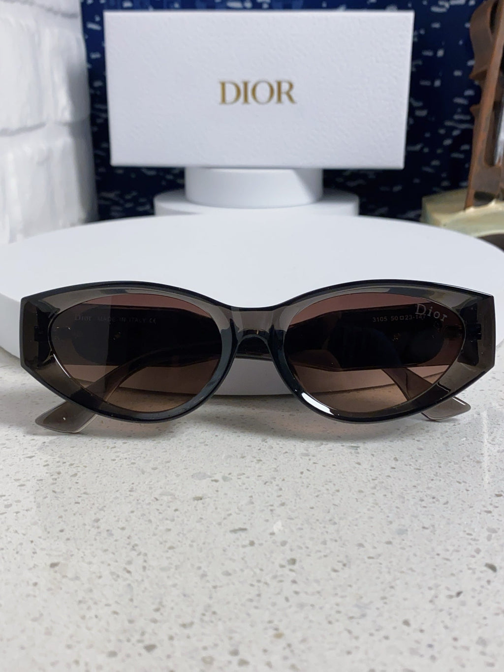 Dior Polarized Fashion Silver Lens Sunglasses for Women - 867128 - detail image 9