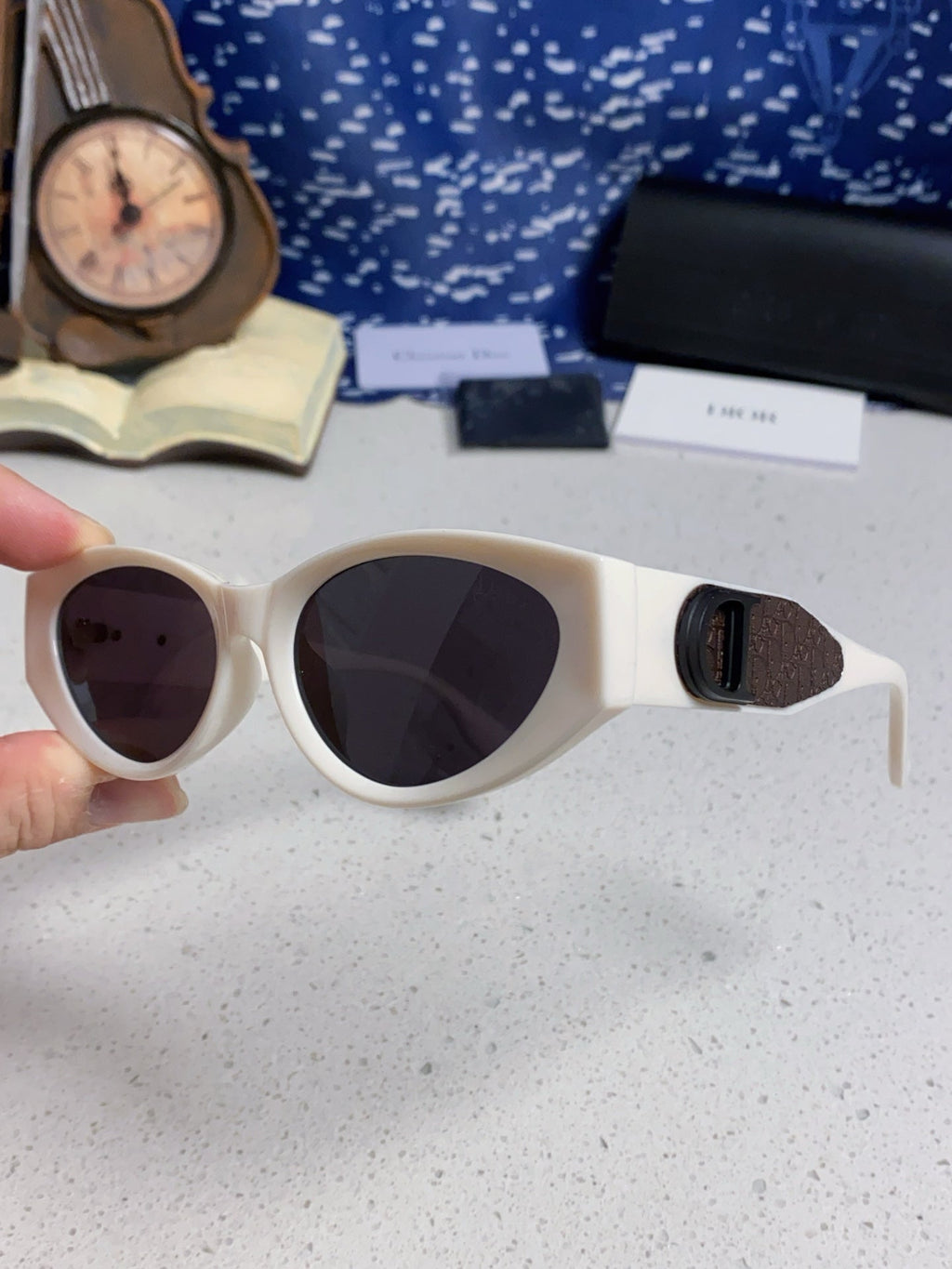 Dior Polarized Fashion Silver Lens Sunglasses for Women - 867129 - detail image 6