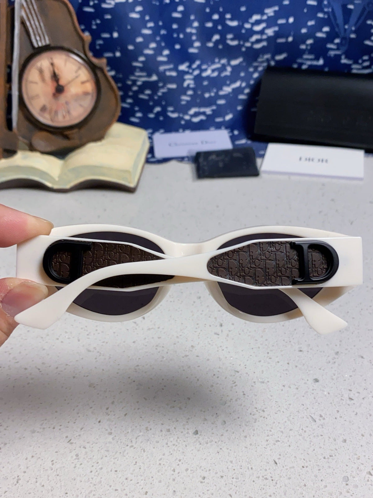 Dior Polarized Fashion Silver Lens Sunglasses for Women - 867129 - detail image 5