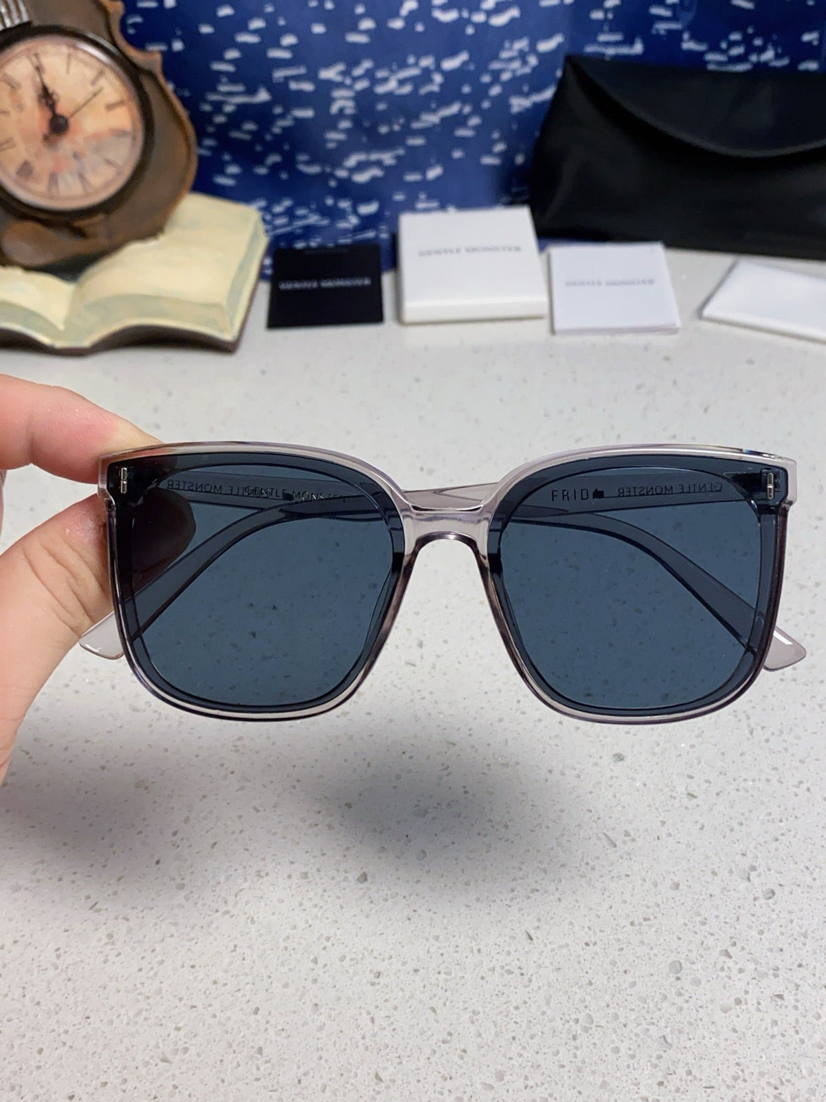 Gentle Monster FIRDA Oversized Blue Lens Sunglasses for Women - 416478 - detail image 4