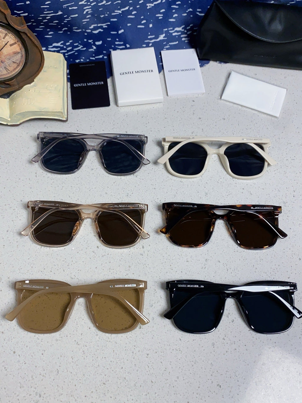 Gentle Monster FIRDA Oversized Gray Lens Sunglasses for Women - detail image 11