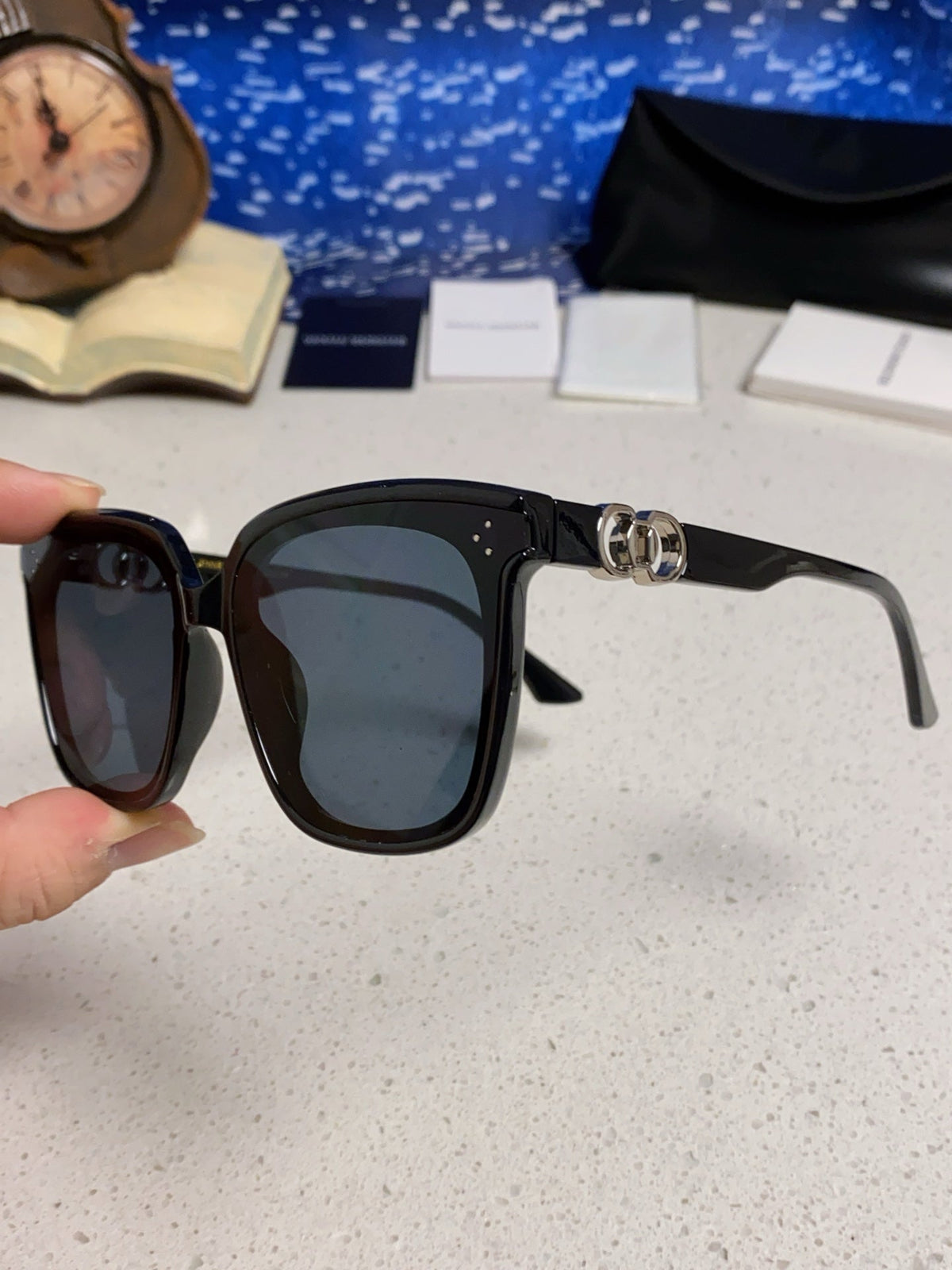 Gentle Monster ANGEL Oversized Brown Lens Sunglasses for Women - detail image 6