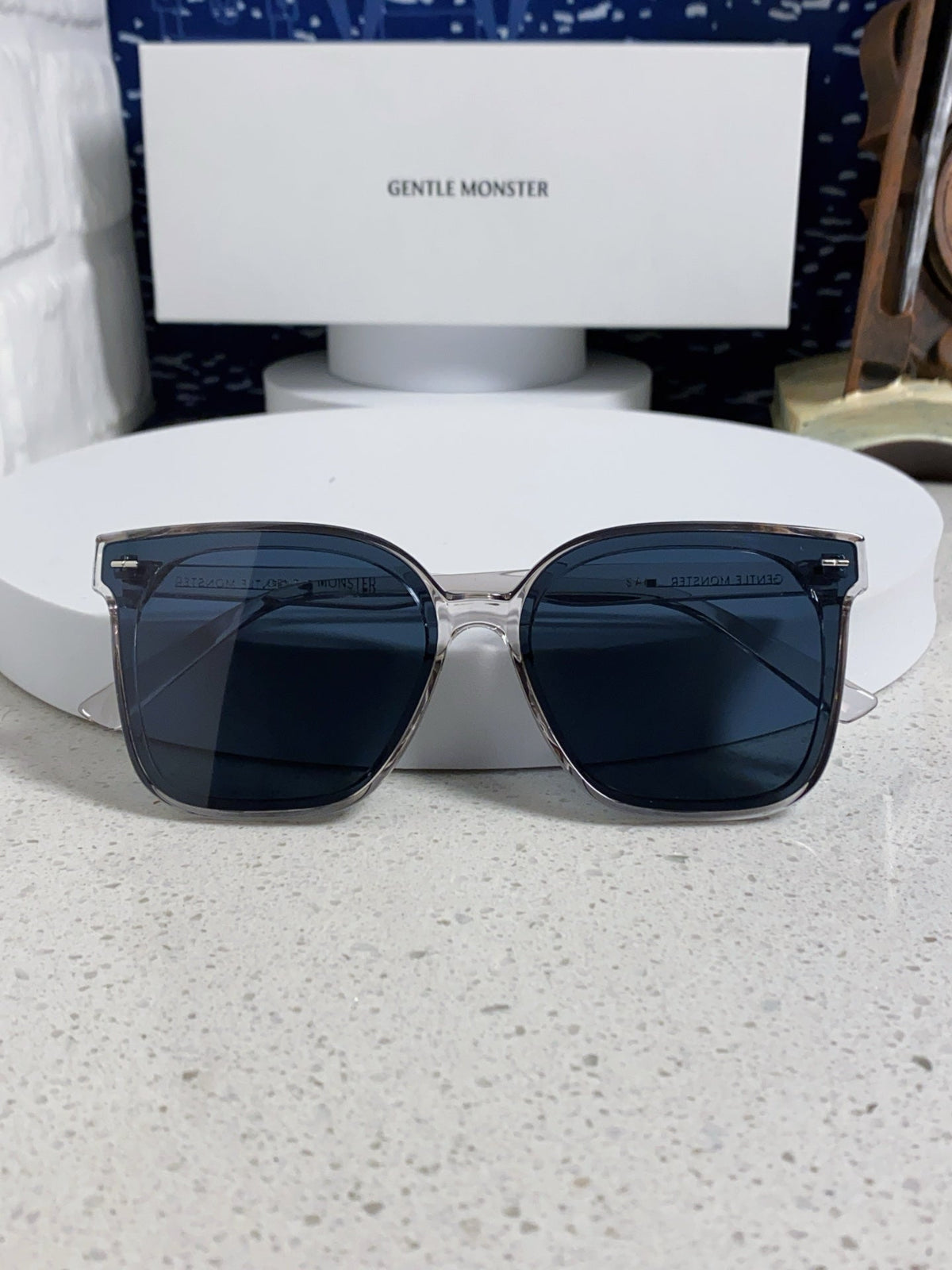 Gentle Monster SAL Acetate Square Black Lens Sunglasses for Men & Wom - 432939 - detail image 9