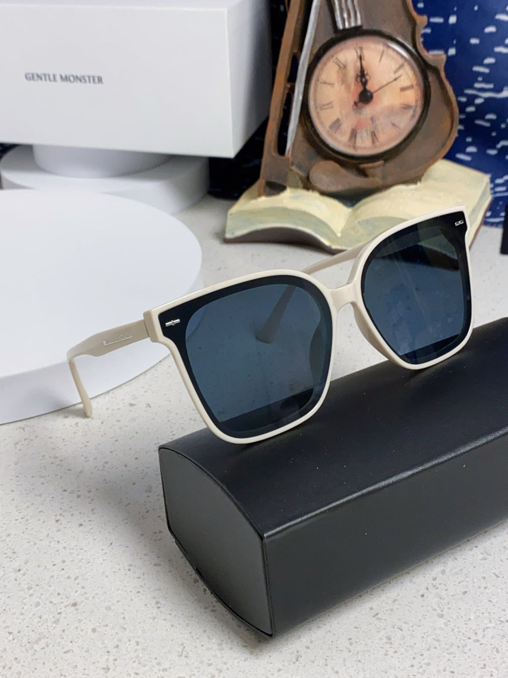 Gentle Monster SAL Acetate Square Blue Lens Sunglasses for Men & Wome - 488008 - detail image 10