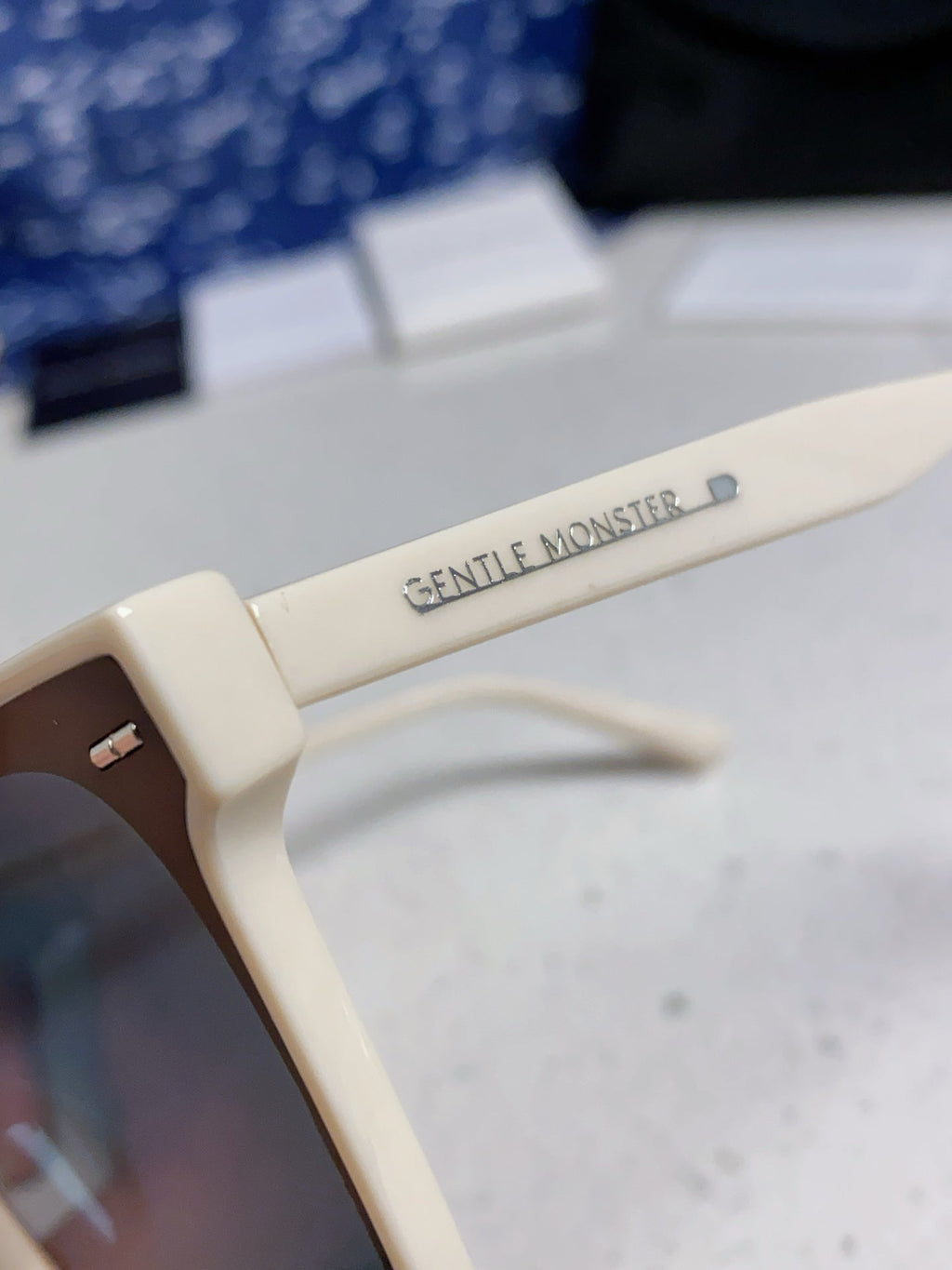 Gentle Monster SAL Acetate Square Blue Lens Sunglasses for Men & Wome - 432940 - detail image 7