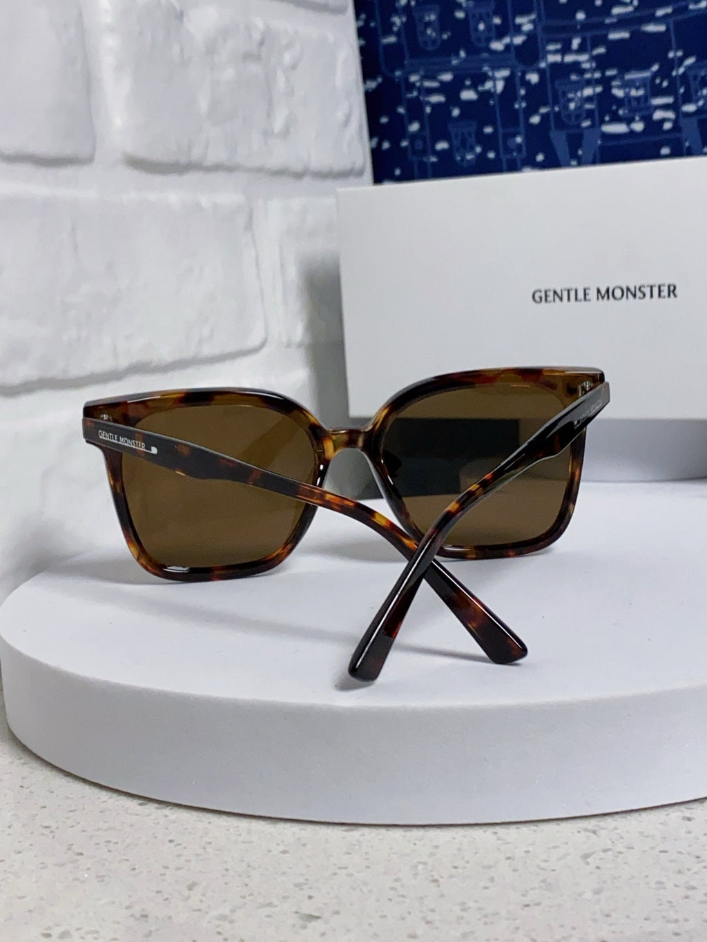 Gentle Monster SAL Acetate Square Black Lens Sunglasses for Men & Women - detail image 3