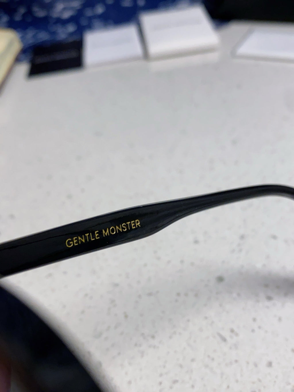 Gentle Monster SAL Acetate Square Blue Lens Sunglasses for Men & Wome - 432942 - detail image 8