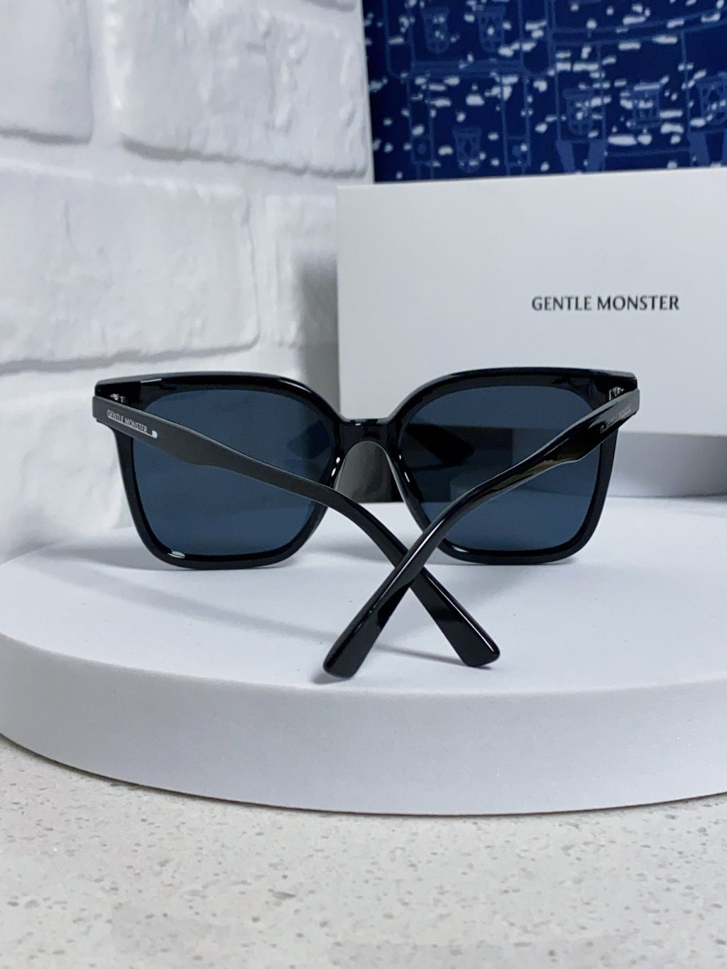 Gentle Monster SAL Acetate Square Blue Lens Sunglasses for Men & Wome - 432942 - detail image 3