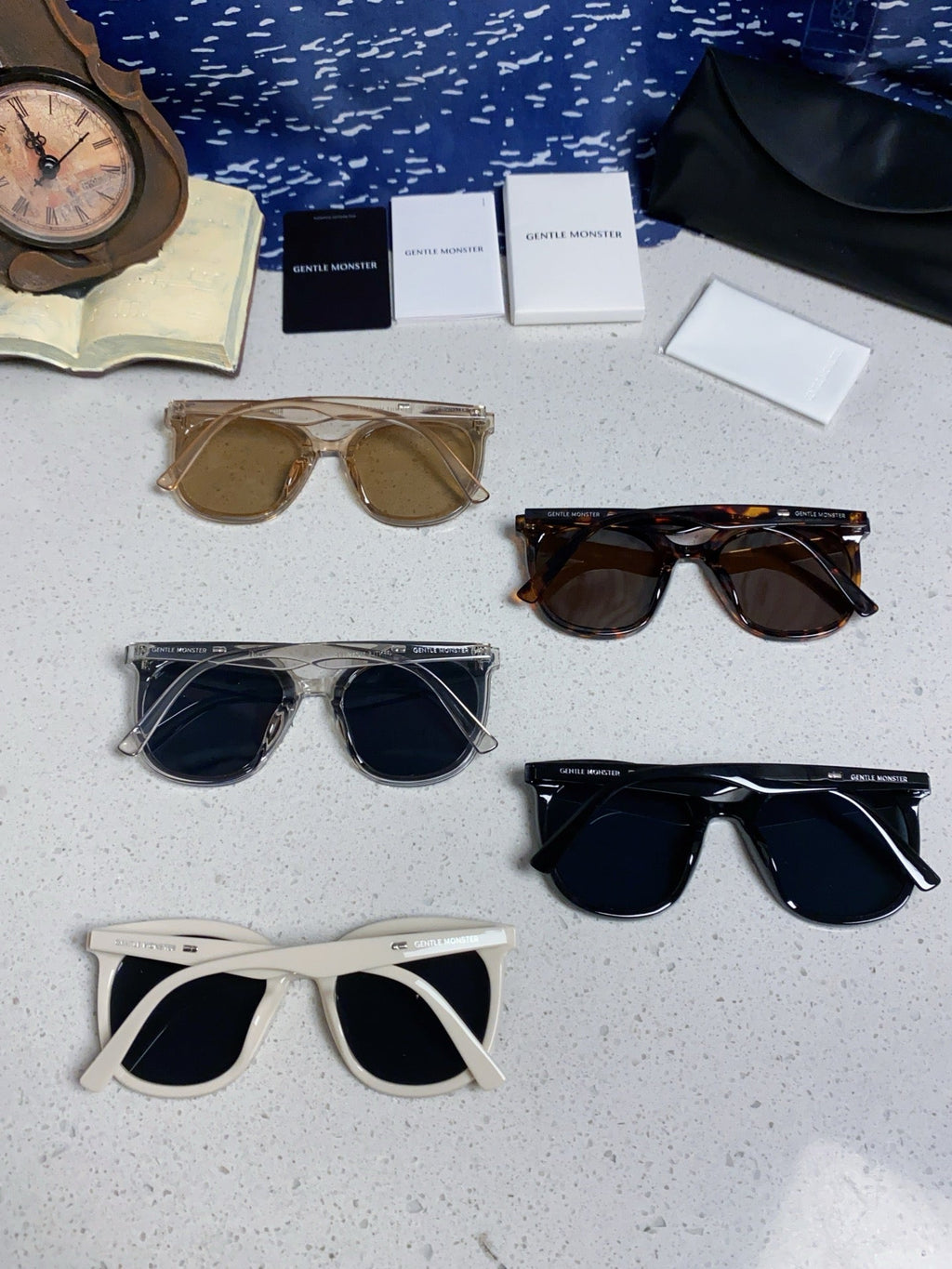 Gentle Monster ROSY Square Blue Lens Sunglasses for Men & Women - 998484 - detail image 11