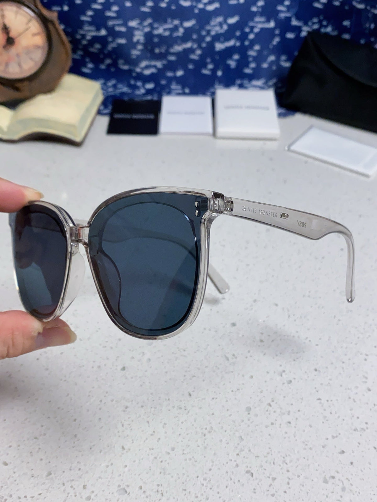 Gentle Monster ROSY Square Blue Lens Sunglasses for Men & Women - 998484 - detail image 6