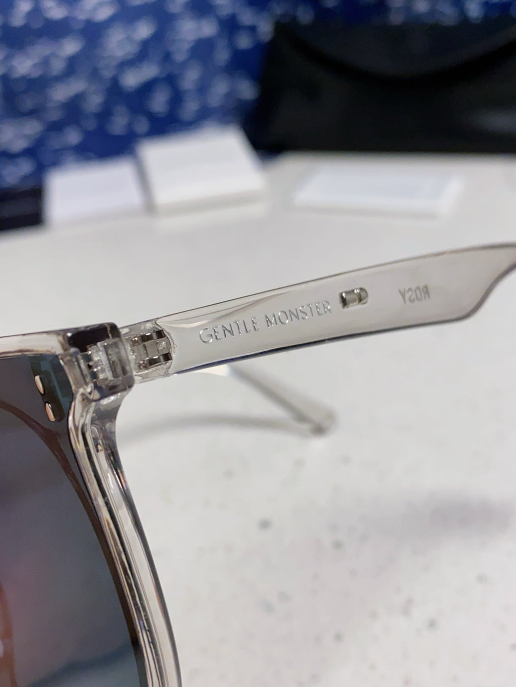 Gentle Monster ROSY Square Blue Lens Sunglasses for Men & Women - 998484 - detail image 7