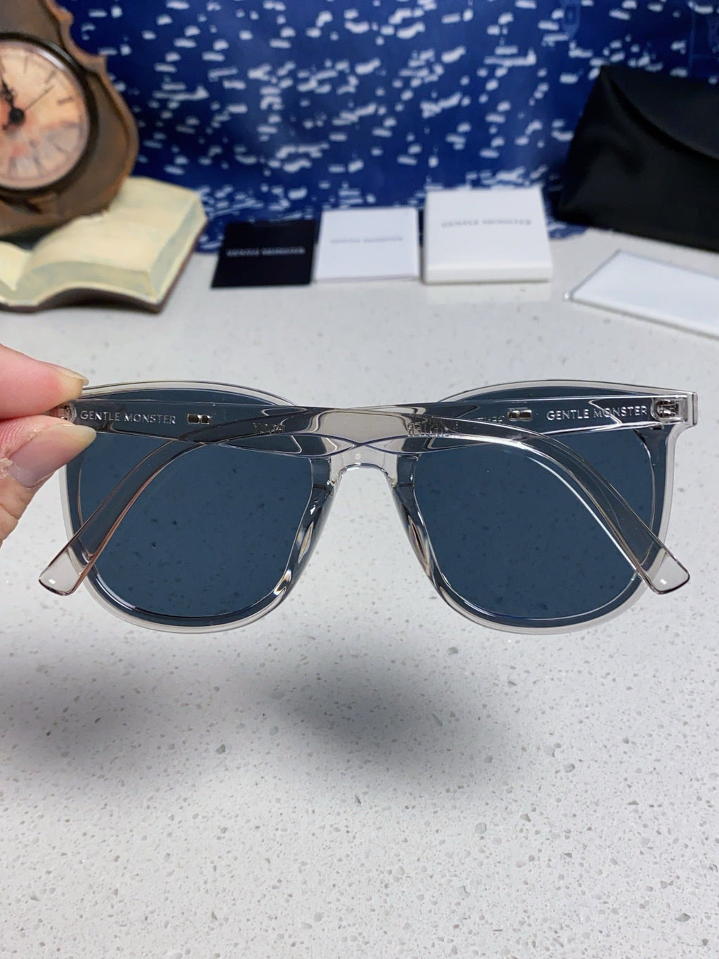 Gentle Monster ROSY Square Blue Lens Sunglasses for Men & Women - 998484 - detail image 5