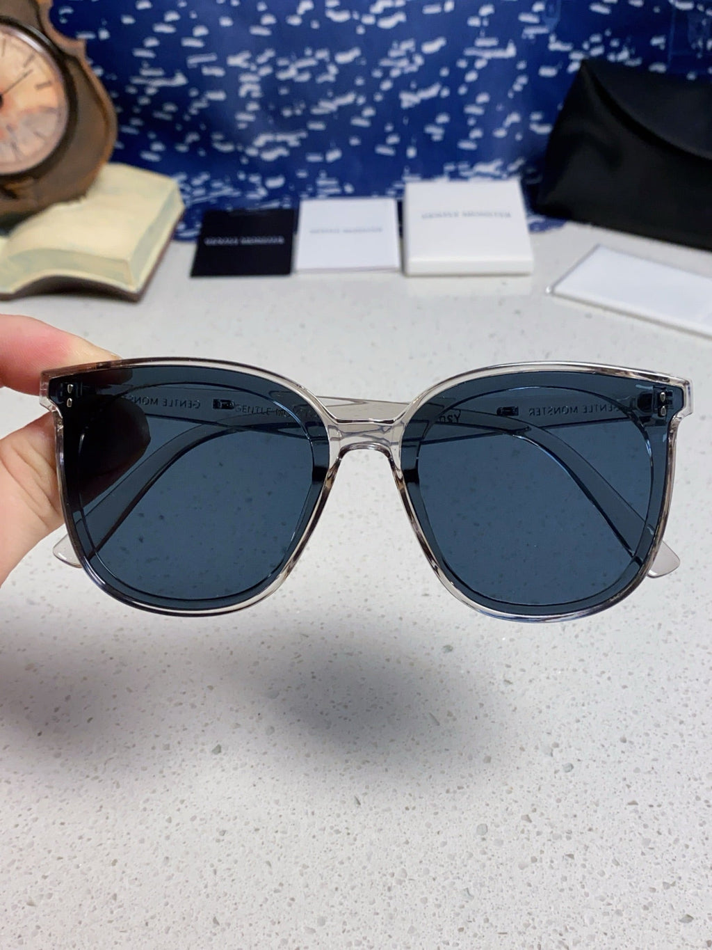 Gentle Monster ROSY Square Blue Lens Sunglasses for Men & Women - 998484 - detail image 4